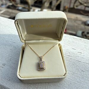 Macy’s Faux Diamond Necklace